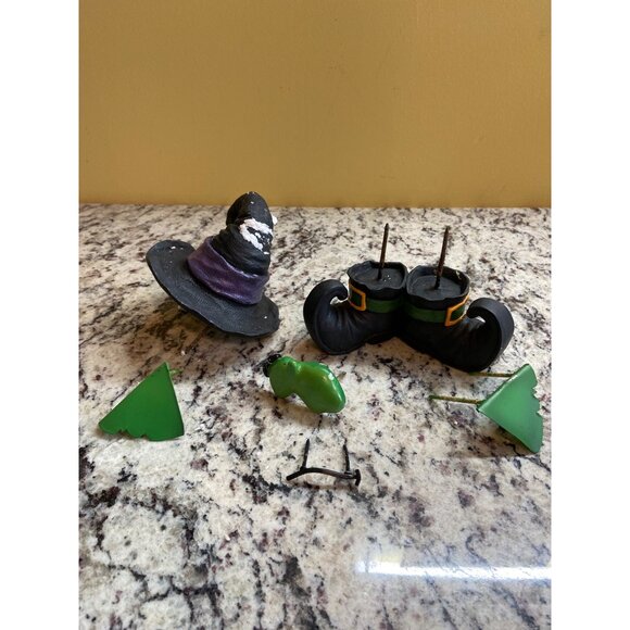 New Creative Witch Pumpkin Wear Decor Outdoor Halloween Hat Shoes Nose Glasses - Picture 2 of 4